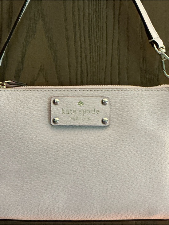Kate Spade  Blush Pink Leather Clutch/Wristlet with Gold Hardware